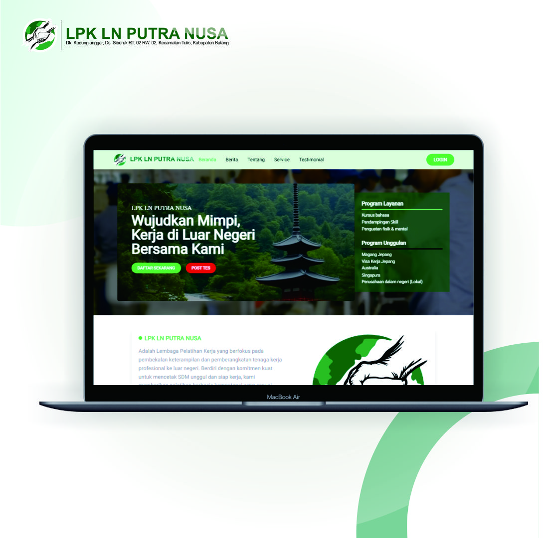 Mudah dan Praktis! Ini Dia Alur Pendaftaran Online di LPK LN PUTRA NUSA